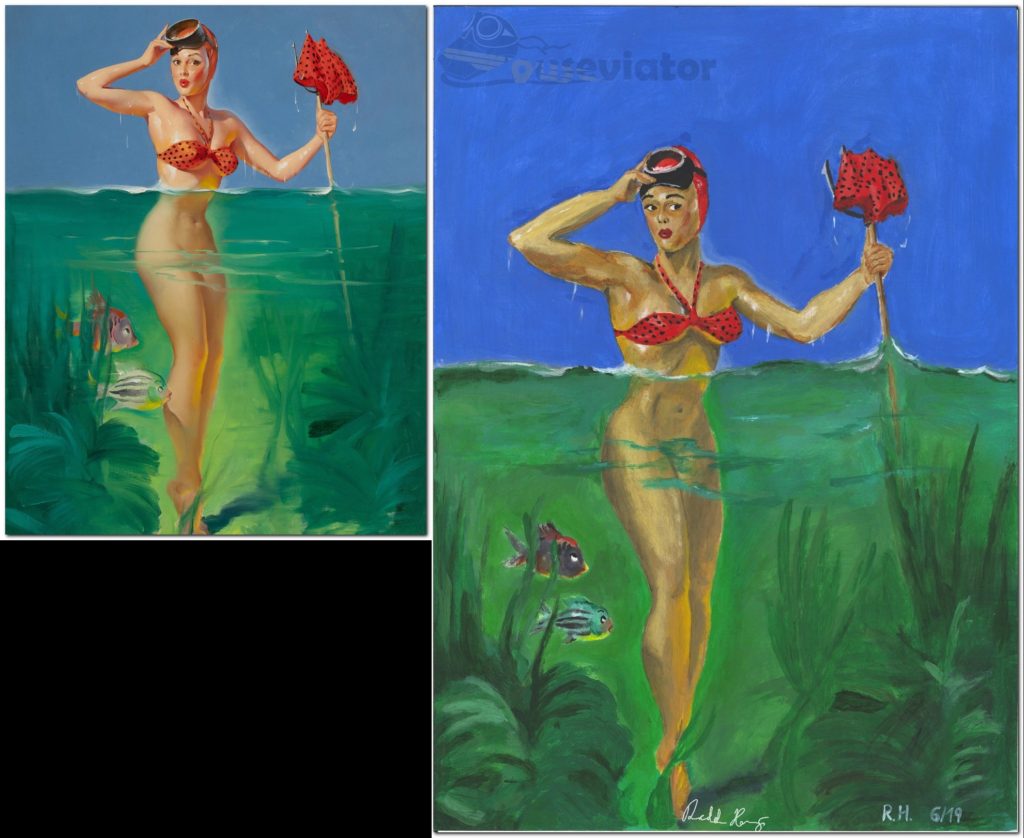 Surprising Catch - original and painting