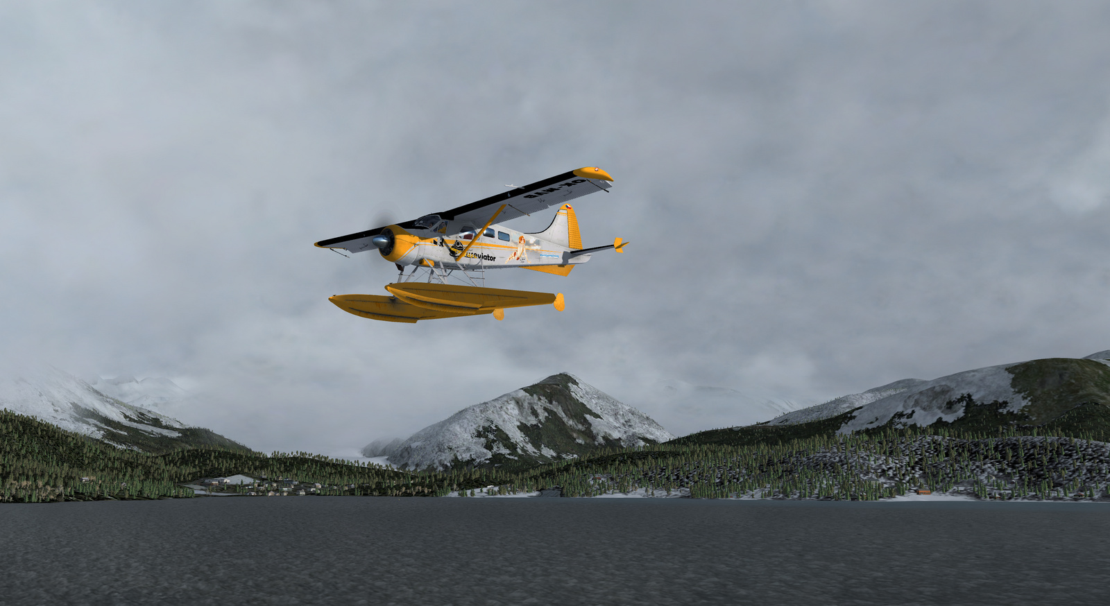 DHC-2 Beaver, Mouseviator,Straight Floats version, Screenshot 10/19