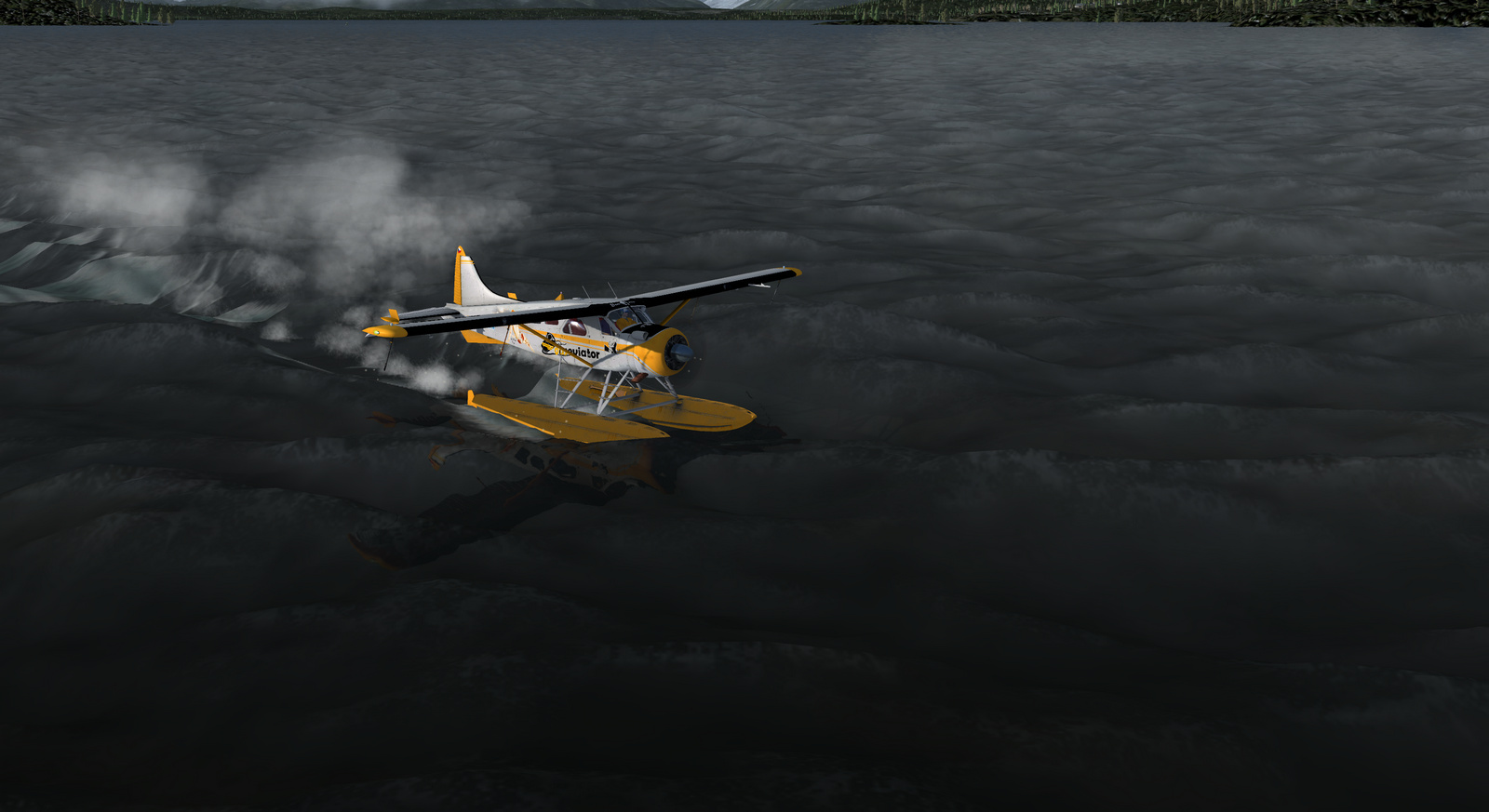 DHC-2 Beaver, Mouseviator,Straight Floats version, Screenshot 11/19