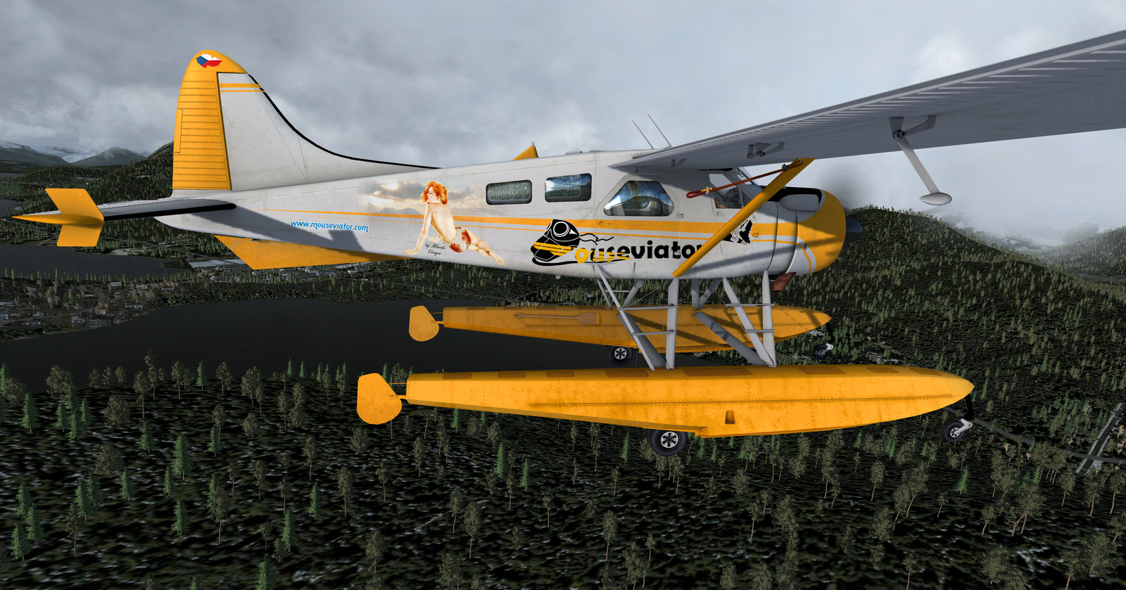 DHC-2 Beaver, Mouseviator,Floats  version, Screenshot 14/19