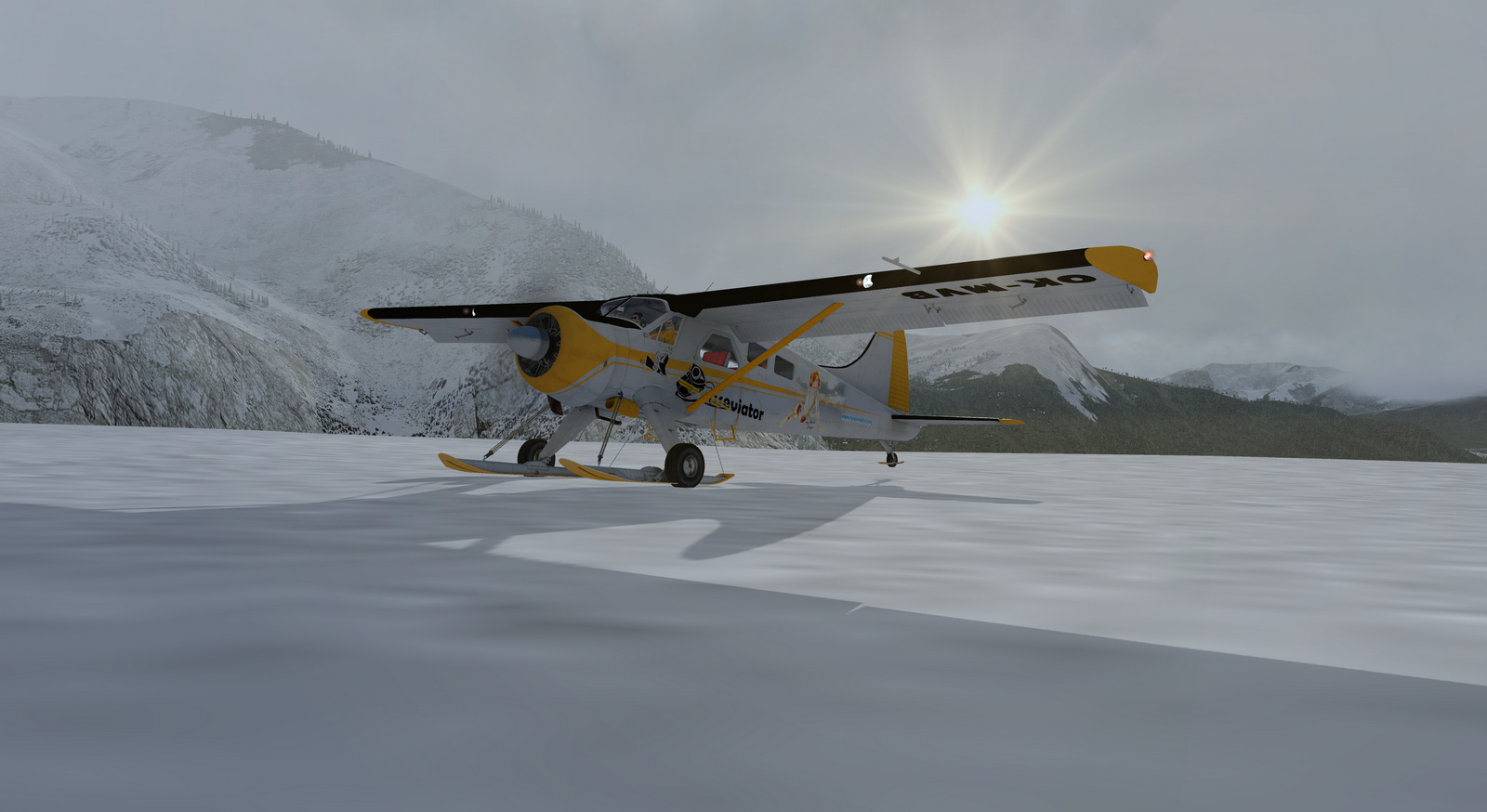 DHC-2 Beaver, Mouseviator,Skis version, Screenshot 17/19